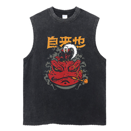 "Toad Sage" Vintage Washed Tank Top
