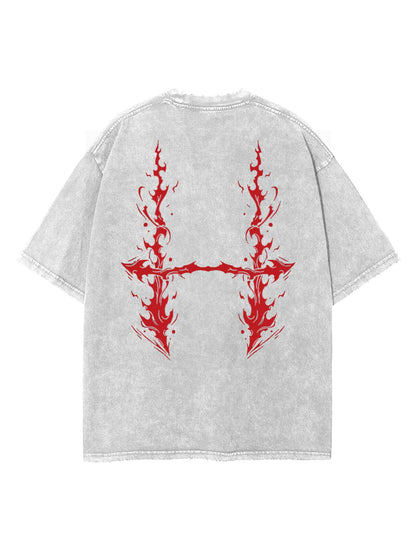 2-SIDED BLOODBOUND VINTAGE OVERSIZE TEE